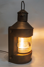 Большой напольный светильник из корабельного топового фонаря «Топовый ТС», Ленинград, 1970 год