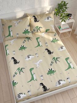 Постельное белье Сказка "Creeper" евро Наволочка 50х70 см 2 шт Простынь 240х215 см Пододеяльник 200х215 см, перкаль
