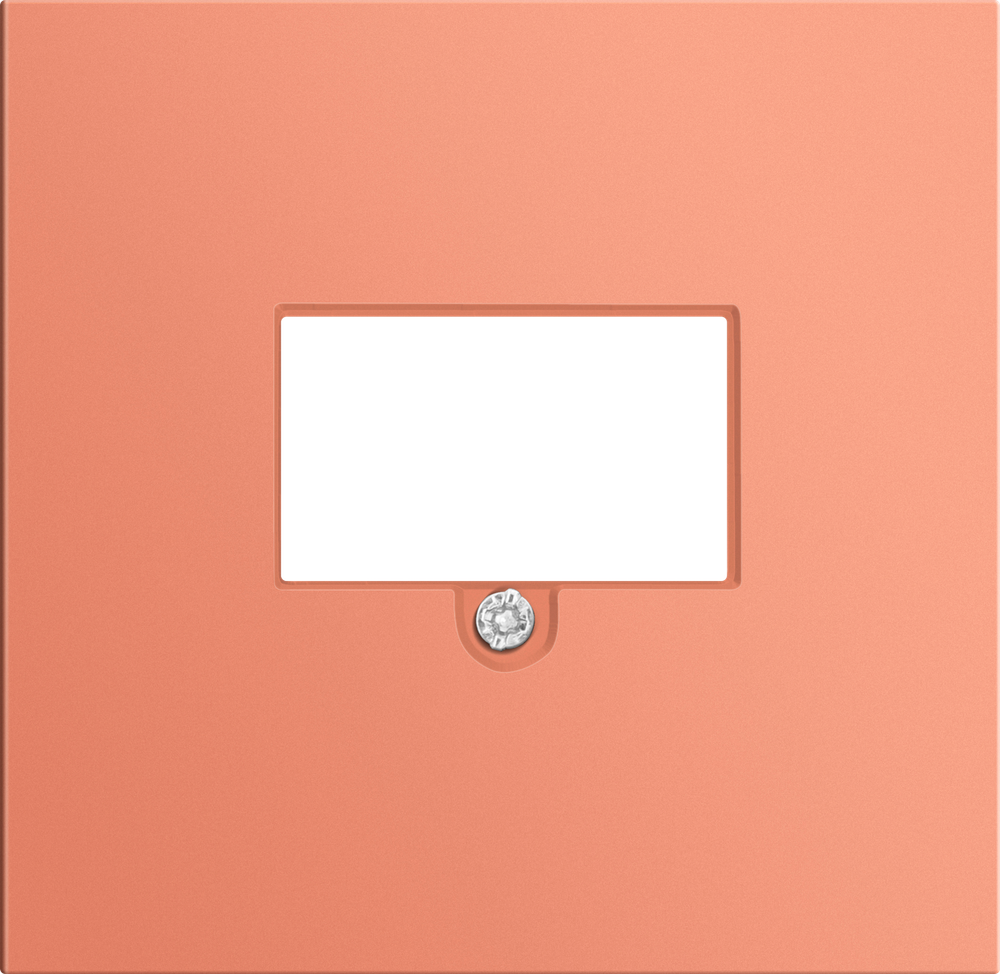 Накладка стандарта TAE для розеток USB, HDMI, аудио, матовый коралл, серия R98