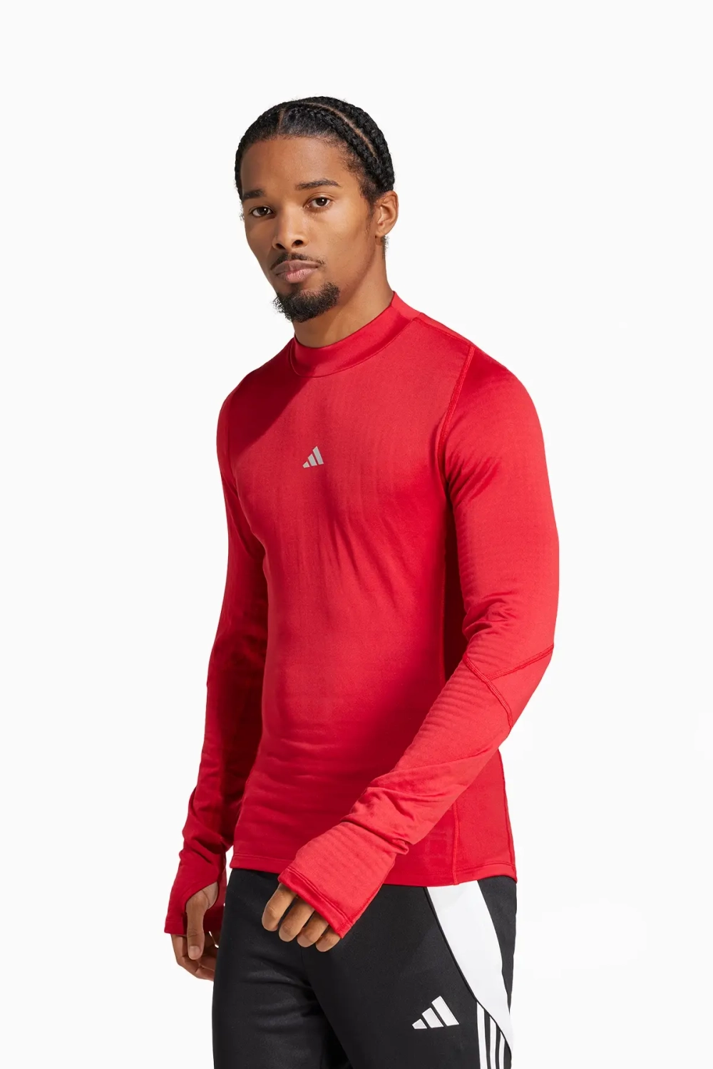 Термофутболка adidas Techfit Cold.Rdy LS - красный