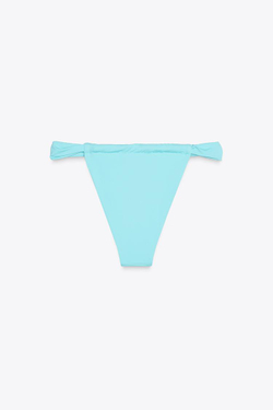 ZARA ПЛАВКИ-СТРИНГИ БИКИНИ, БИРЮЗОВЫЙ