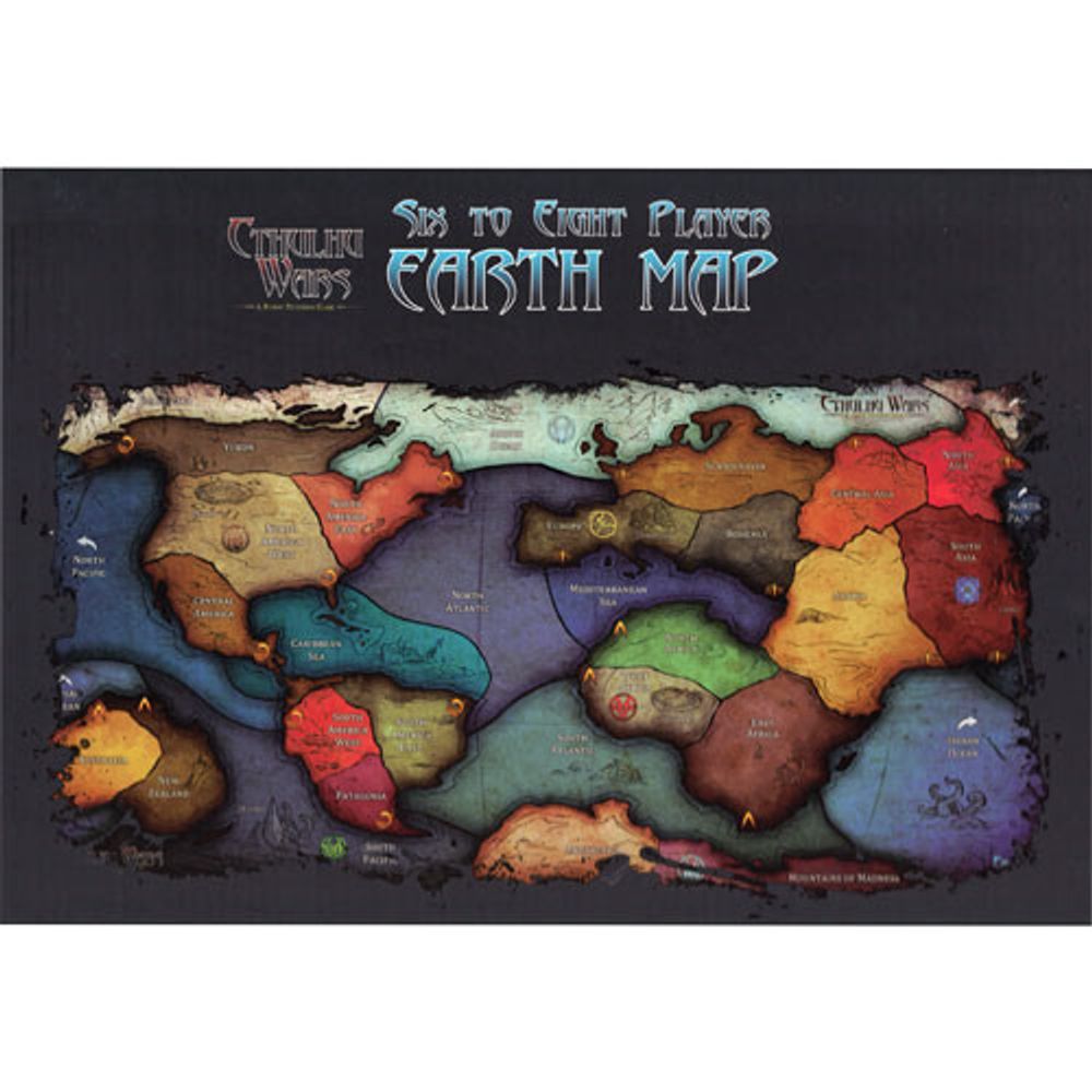 [Предзаказ] Cthulhu Wars: 6-8 Player Earth Map