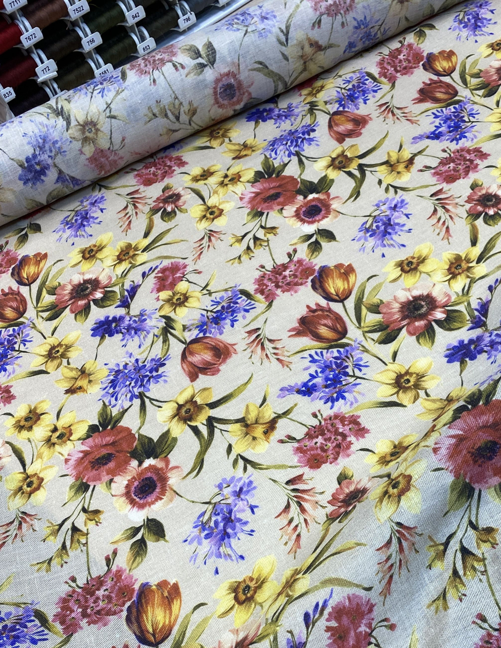 Ткань платьевая (Италия) 100% шерсть ш-150см цена за 1 м