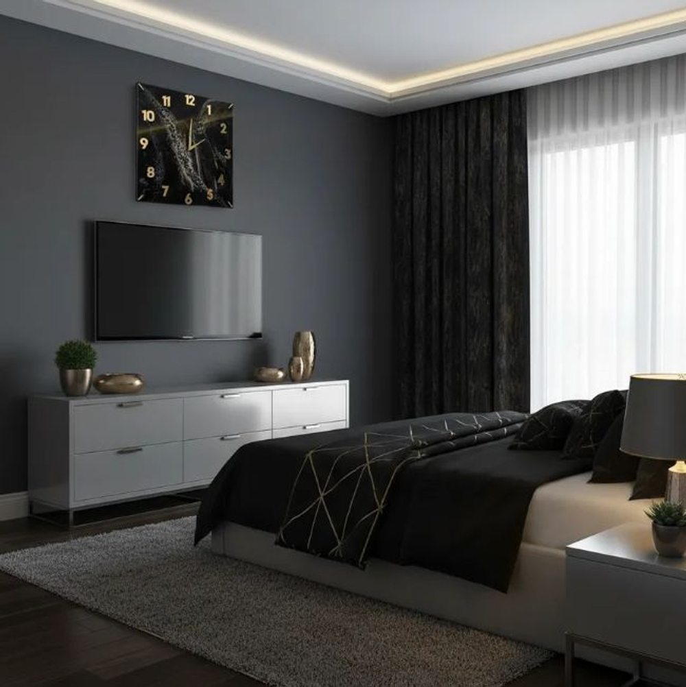 Подарочные часы — эпоксидная смола, мрамор, ручная работа