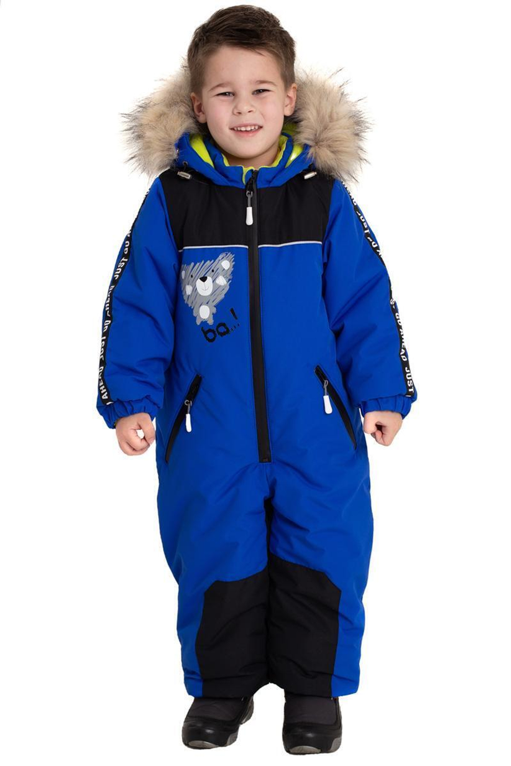 Комбинезон для мальчиков "Вудди" синий р.104 (Батик) 413-22з-2