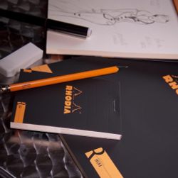 Блокнот Rhodia Basics A7 в линейку 90 гр черный (112012C) 4