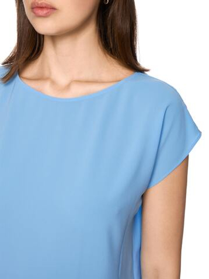 Marc Cain Блуза из струящейся ткани с разрезами