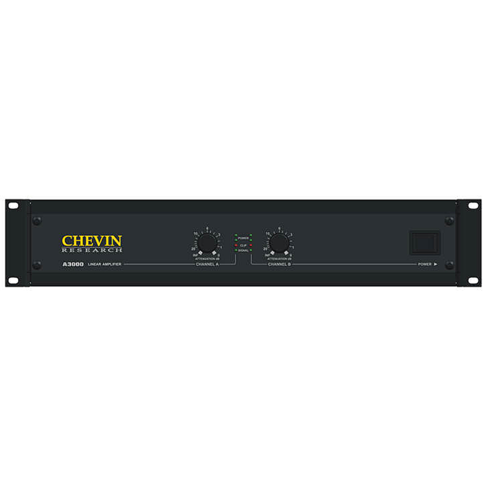 Chevin A3000 Усилитель мощности, 500 Вт/8 Ом, 900 Вт/4 Ом, 1600 Вт/2 Ом.