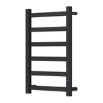 Полотенцесушитель электрический Point Атлант PN18846B П6 400x600, диммер справа, черный