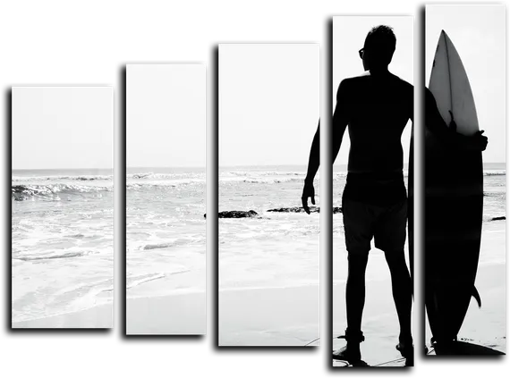 Модульная картина "Сёрфинг"