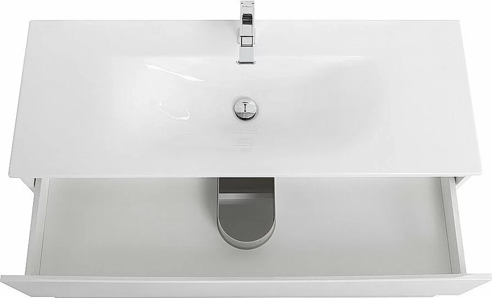Тумба с раковиной BelBagno MARINO-CER-N-1200-2C-SO-BL-P Bianco Lucido
