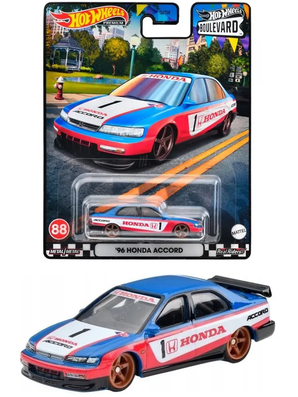 Машинка Хот Вилс Премиум 96 Honda Accord GJT68 HKF27