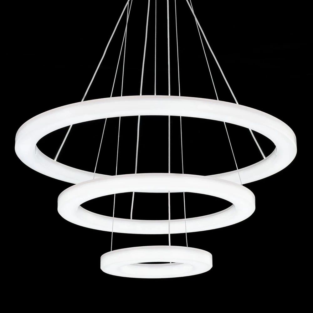 Citilux Электрон Смарт CL710A104S Умная люстра подвесная Белая