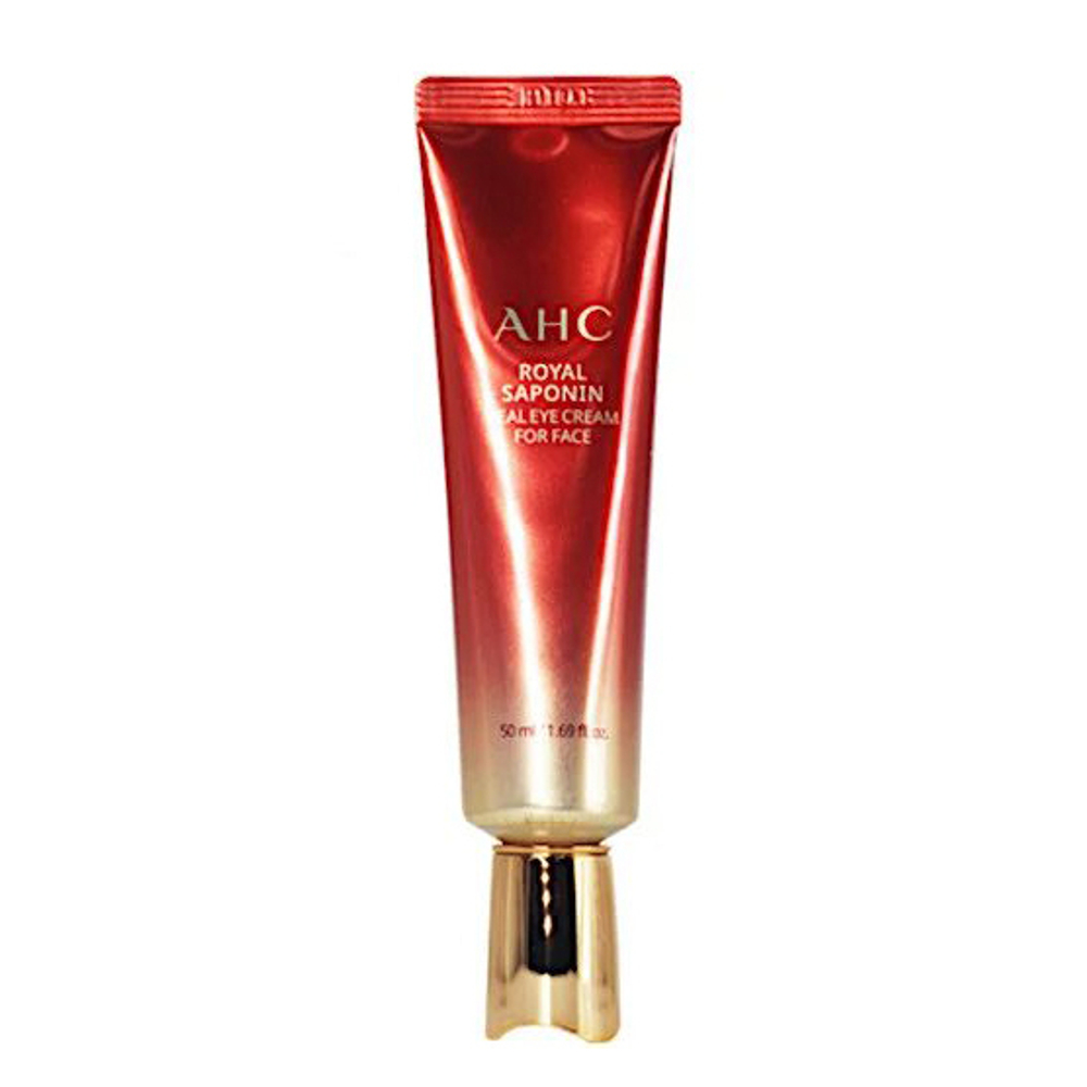 AHC Royal Saponin Real Eye Cream For Face антивозрастной крем для век с комплексом женьшеня