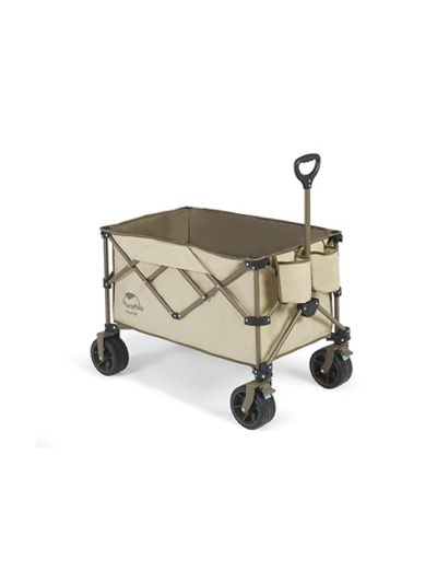 Тележка туристическая Naturehike TC 03 88х53х103 см, 186 л, бежевая