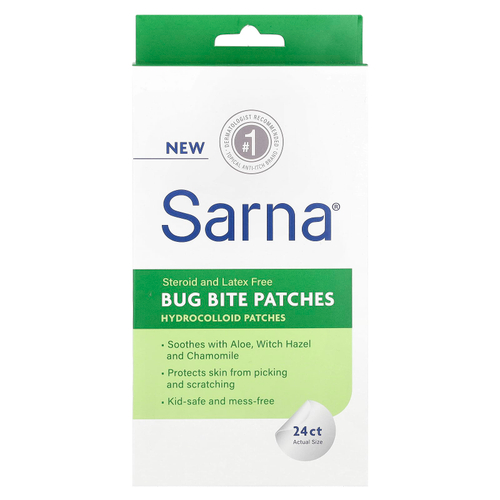 Sarna, Патчи от насекомых, 24 шт.