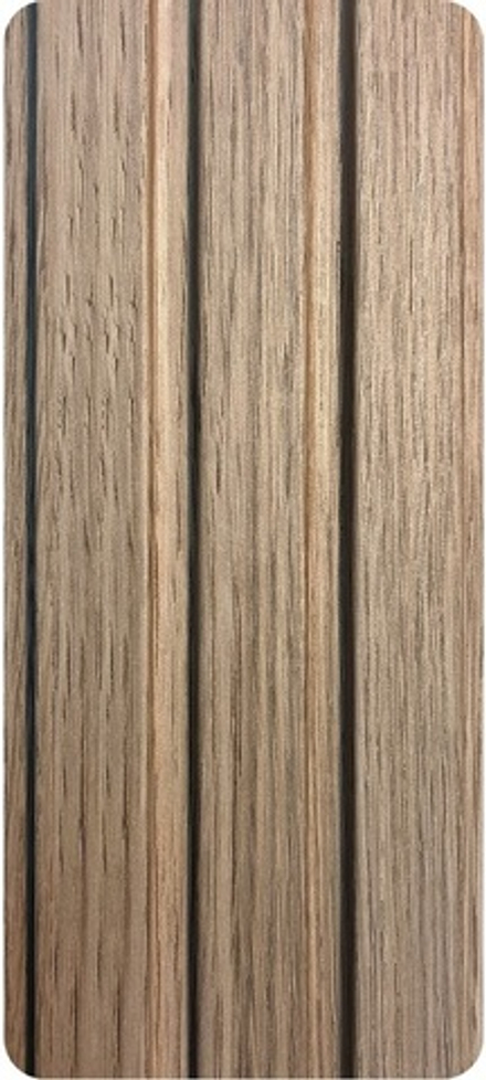 Реечная стеновая панель МДФ, Дуб амбер