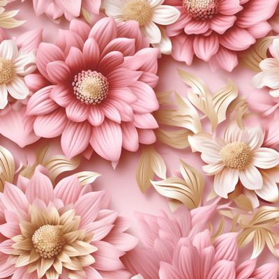 Розовые цветы