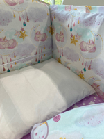 Комплект постельного белья 6-ти предметный "ЕДИНОРОЖКА НА ОБЛАЧКЕ", поплин