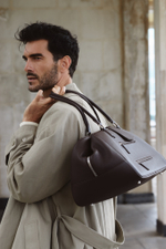 Сумка DUFFEL шоколадного цвета