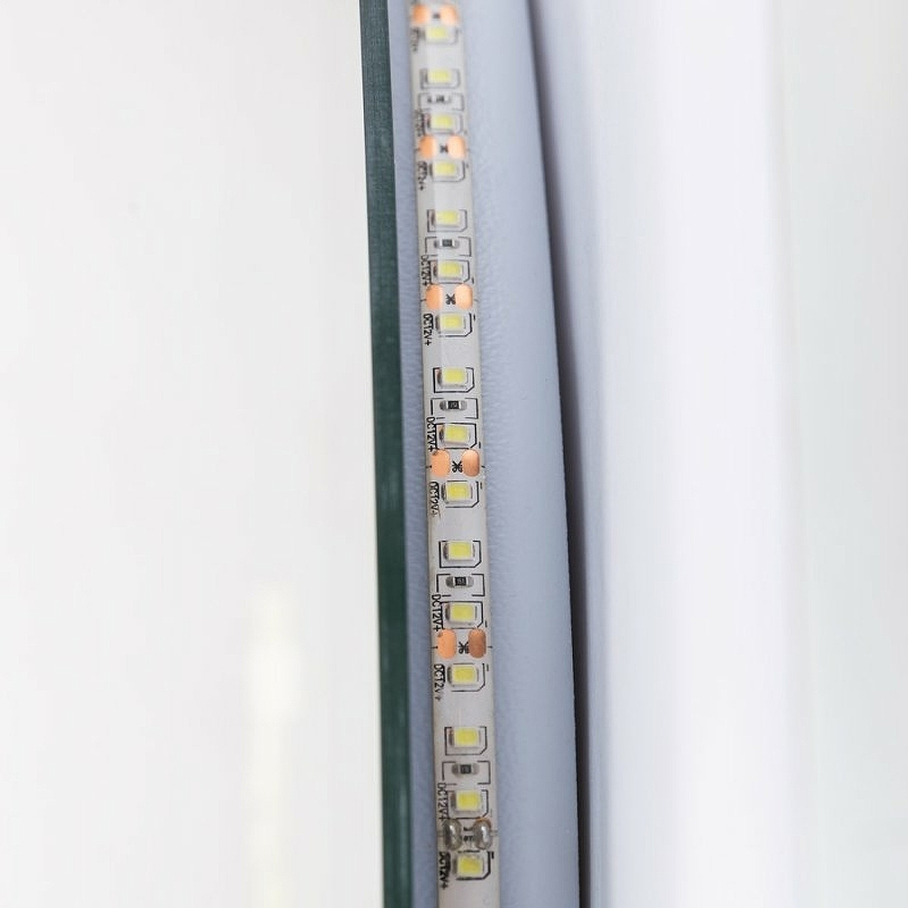 Зеркало Cezares Duet 110 CZR-SPC-DUET-1100-800-LED-TCH с подсветкой с лазерной гравировкой и сенсорным выключателем