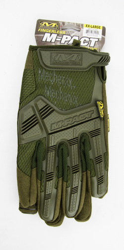 Перчатки полнопалые Mechanix M-Pact (реплика). Олива