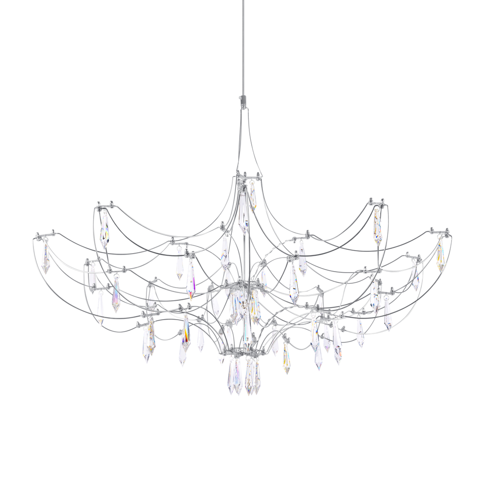 Подвесная светодиодная люстра Loft It Mira 10589/900 Silver Asfour