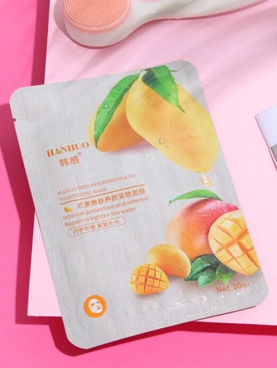 Тканевая маска для лица с манго, увлажняющая