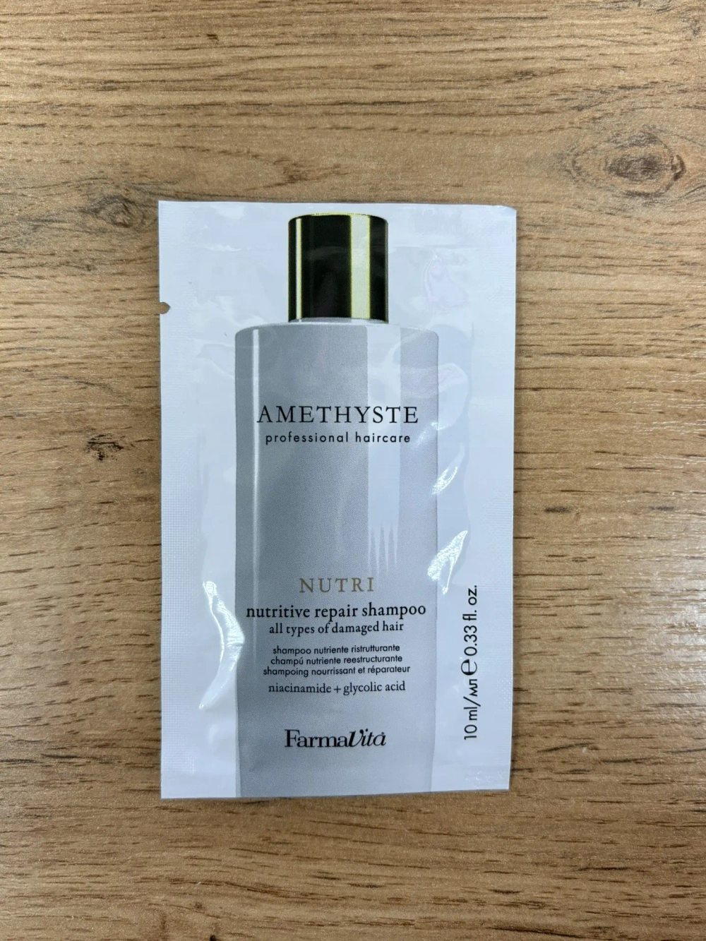 AMETHYSTE NUTRI RICH NUTRITIVE REPAIR SHAMPOO Питат. восстан. шампунь д/повреж.волос 10 мл,FV