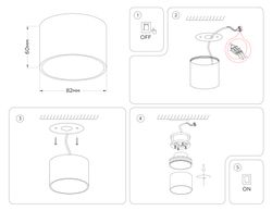 Ambrella Накладной точечный светильник GX53 GX Standard tech TN5359