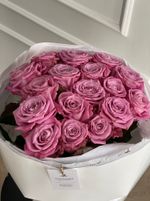 Букет из фиолетовых роз 17шт