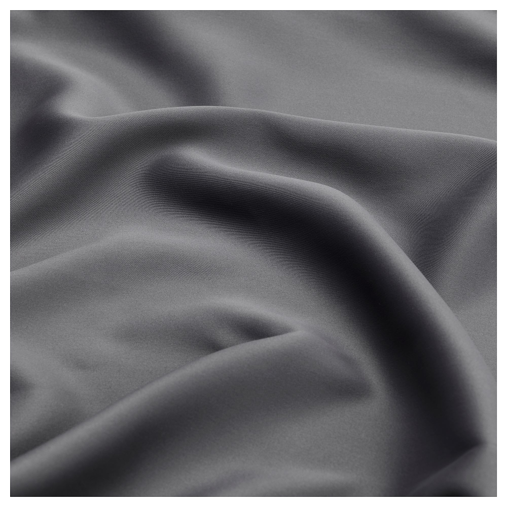 Комплект штор IKEA HILLEBORG (ХИЛЛЕБОРГ), Серый, 145x250 см, 2 шт