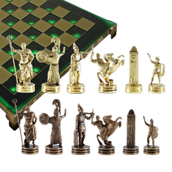 Manopoulos Шахматы подарочные "Троянская война"