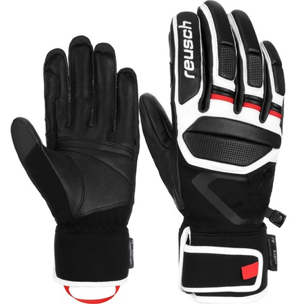 REUSCH  Перчатки горнолыжные 6201110_7745 Pro RC Black/White/Fire Red