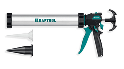 KRAFTOOL ULTRA 600 мл, регулировка силы давления, вариативная антикапельная система, универсальный закрытый пистолет для герметика (06677-60)