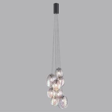 5039/8 MODERN ODL24 429 черный/перламутровый/металл/стекло Люстра G9 8*40W MUSSELS