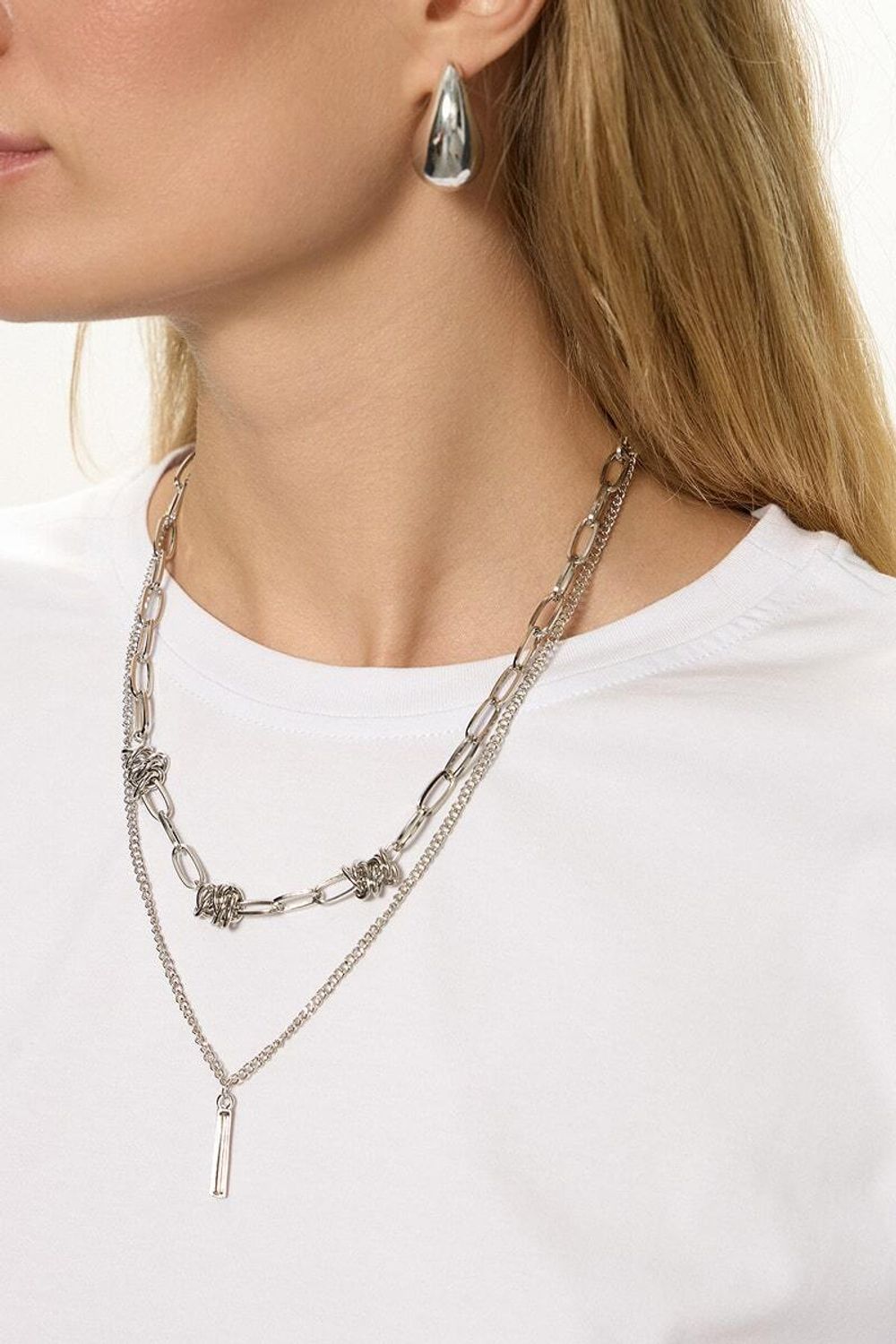 Футболка оверсайз белая