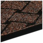 Коврик придверный 60х90 см, КОРИЧНЕВЫЙ, влаго-грязезащитный, 450 г/м2, плетение, PRIMILA KRAFT, 701049