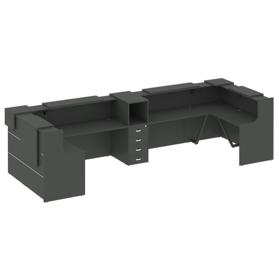 Onix Ресепшн O.R-K-37 Антрацит 4714*1768*1187