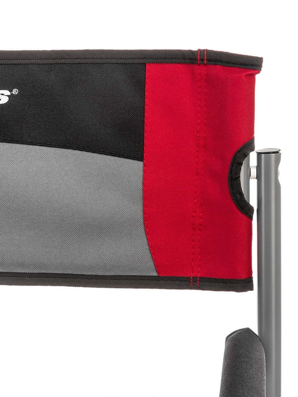 Кресло раскладное Nisus, 200 кг, поворотная спинка, серый/красный/черный (T-N-DC-07-PS-GRD)