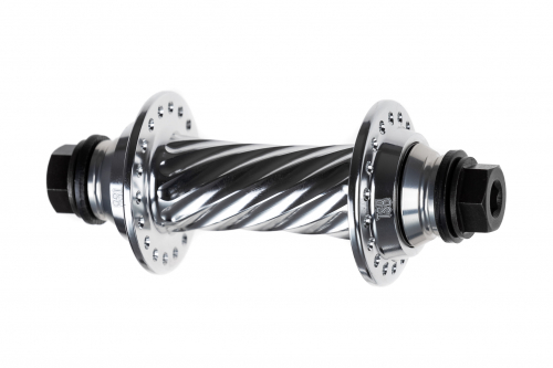 Втулка передняя BMX TSB Cutter 36отв.Полая алюминиевая ось, 10 стальные болты. 218гр.серебро TSB NEW