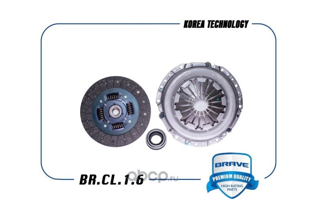 Сцепление Hyundai Solaris с 2013 г. Kia Rio III Kia Ceed 1.4-1.6 Hyundai Elantra 1.6 с 2011 г. (Brave)