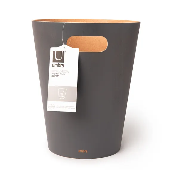 Корзина для мусора Woodrow серая