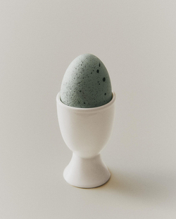 Zara Home бокал из каменной керамики, цвет белый, 6.9 см
