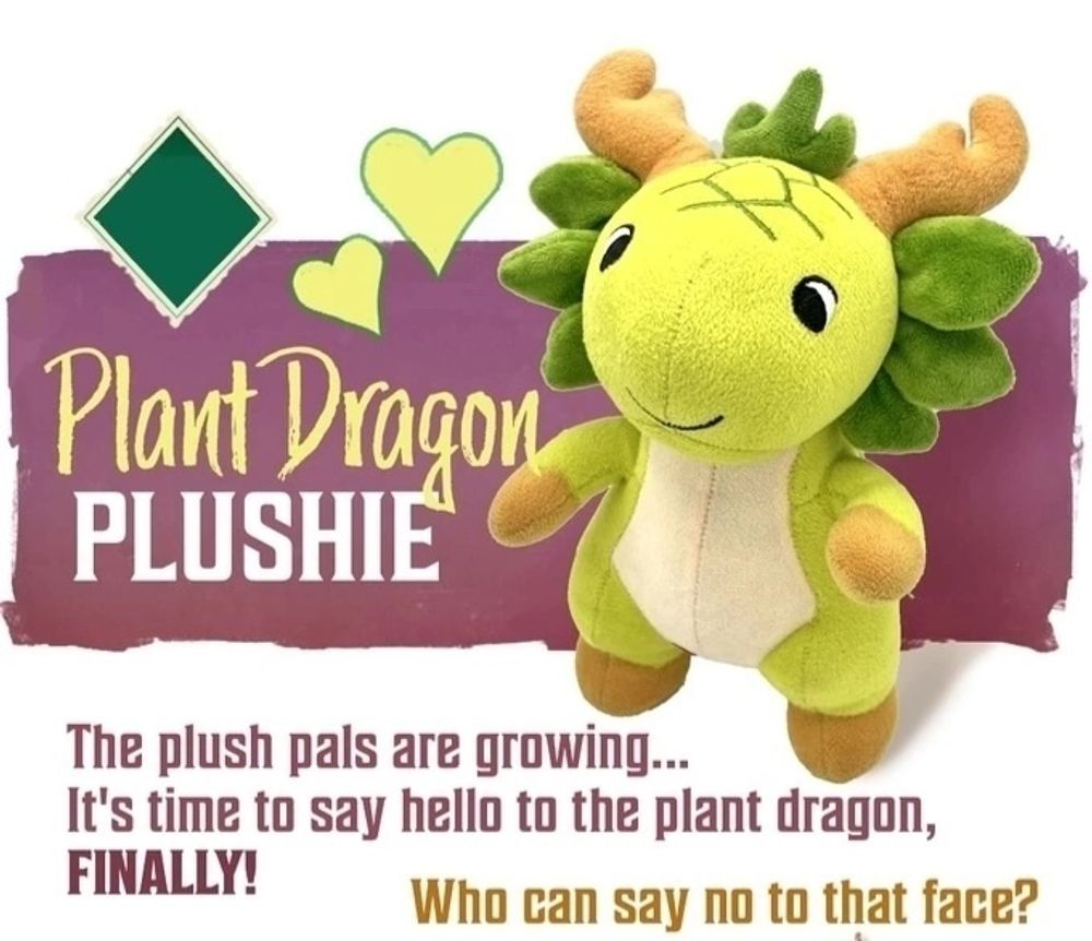 [Предзаказ] Flamecraft - Plant Dragon Plushie
