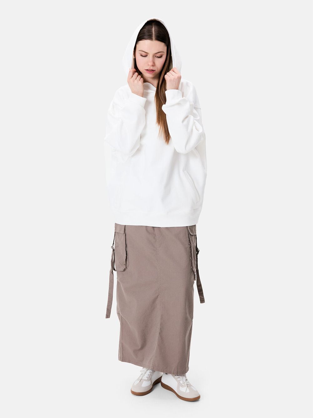 Худи Яндекс «Y» Garment Dyed молочное