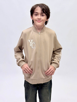 Бомбер трикотажный с начесом для мальчика 9-18 лет Fleur de Vie