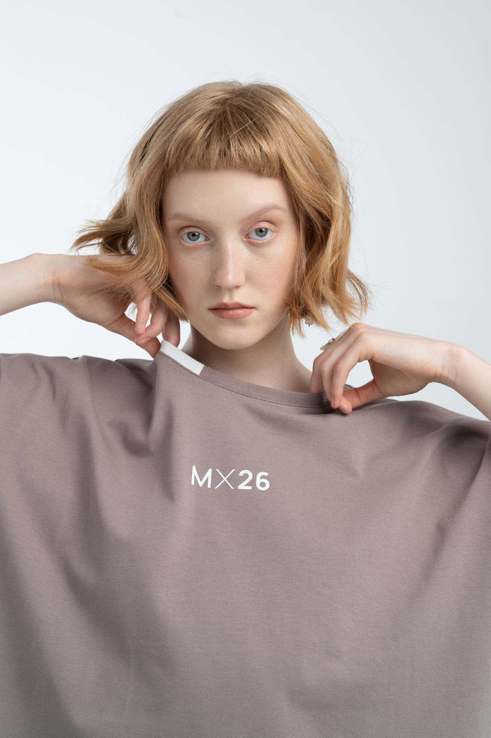 Футболка oversize из плотного трикотажа