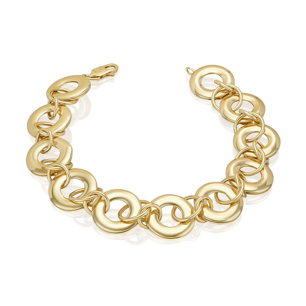 Браслет из лимонного золота