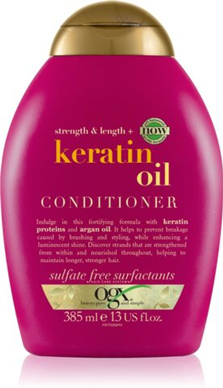 OGX Keratin Oil - укрепляющий кондиционер с кератином и аргановым маслом /   385  ml  / GTIN 022796977526
